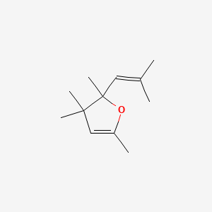 2,3,3,5-Tetramethyl-2-(2-methylprop-1-en-1-yl)-2,3-dihydrofuran