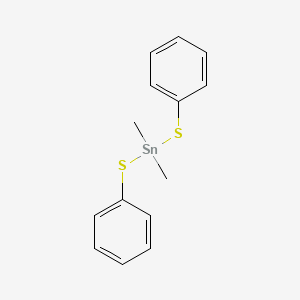 Stannane, bis(phenylthio)dimethyl-