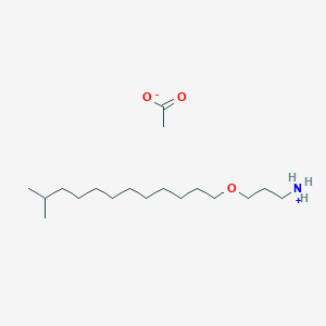 3-(11-Methyldodecoxy)propylammonium acetate