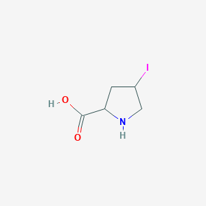 4-Iodopyrrolidine-2-carboxylic acid