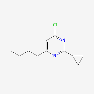 4-Butyl-6-chloro-2-cyclopropylpyrimidine