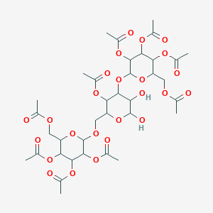 4-O-Acetyl-3,6-DI-O-(2,3,4,6-tetra-O-acetyl-alpha-D-mannopyranosyl)-D-mannopyranose