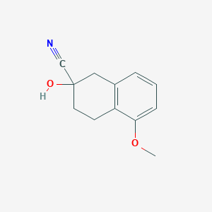 2-Naphthalenecarbonitrile, 1,2,3,4-tetrahydro-2-hydroxy-5-methoxy-