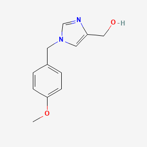 molecular formula C12H14N2O2 B1474766 (1-(4-methoxybenzyl)-1H-imidazol-4-yl)methanol CAS No. 1699533-36-2