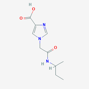 1-(2-(sec-butylamino)-2-oxoethyl)-1H-imidazole-4-carboxylic acid