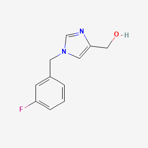(1-(3-fluorobenzyl)-1H-imidazol-4-yl)methanol