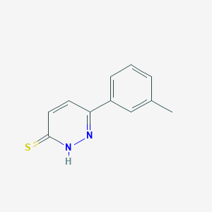 6-(m-Tolyl)pyridazine-3-thiol