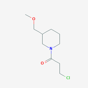 3-Chloro-1-(3-(methoxymethyl)piperidin-1-yl)propan-1-one