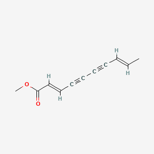 2,8-Decadiene-4,6-diynoic acid, methyl ester