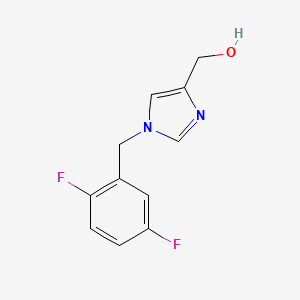 molecular formula C11H10F2N2O B1474779 (1-(2,5-difluorobenzyl)-1H-imidazol-4-yl)methanol CAS No. 1692082-26-0