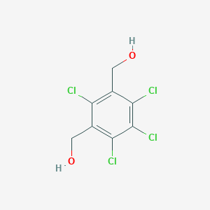 molecular formula C8H6Cl4O2 B147478 邻二甲苯-α,α'-二醇，2,4,5,6-四氯- CAS No. 39568-89-3