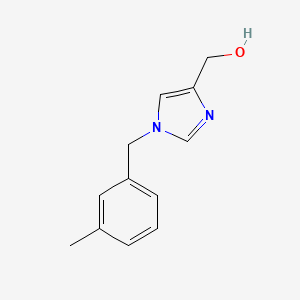 molecular formula C12H14N2O B1474780 (1-(3-methylbenzyl)-1H-imidazol-4-yl)methanol CAS No. 1697650-46-6