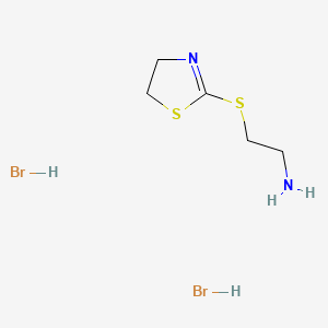 2-Thiazoline, 2-((2-aminoethyl)thio)-, dihydrobromide