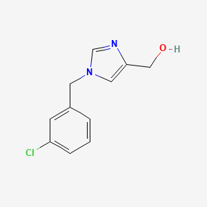 molecular formula C11H11ClN2O B1474781 (1-(3-clorobencil)-1H-imidazol-4-il)metanol CAS No. 1698663-74-9