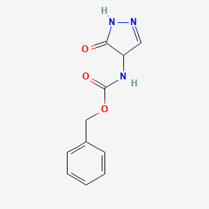 benzyl (5-oxo-4,5-dihydro-1H-pyrazol-4-yl)carbamate