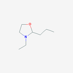 3-Ethyl-2-propyl-1,3-oxazolidine