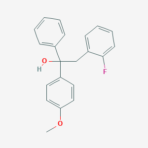 2-(2-Fluorophenyl)-1-(4-methoxyphenyl)-1-phenylethanol