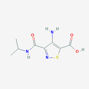 4-Amino-3-(isopropylcarbamoyl)isothiazole-5-carboxylic acid