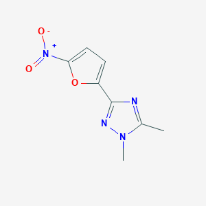 1,5-Dimethyl-3-(5-nitrofuran-2-yl)-1,2,4-triazole