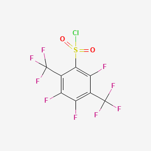 2,4,5-Trifluoro-3,6-bis(trifluoromethyl)benzenesulfonyl chloride