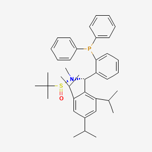 [S(R)]-N-((S)-(2-(Diphenylphosphino)phenyl)(2,4,6-triisopropylphenyl)methyl)-N,2-dimethyl-2-propanesulfinamide