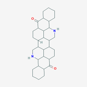 19,33-diazanonacyclo[18.10.2.22,5.03,16.04,13.06,11.017,31.021,26.028,32]tetratriacontane-12,27-dione