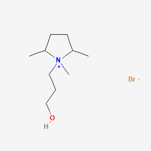 1-(3-Hydroxypropyl)-1,2,5-trimethylpyrrolidin-1-ium bromide