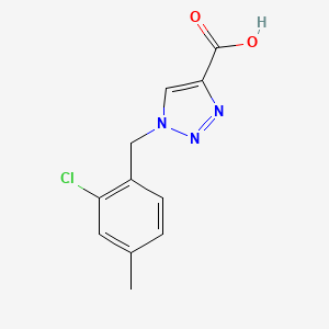 molecular formula C11H10ClN3O2 B1474804 1-(2-chloro-4-methylbenzyl)-1H-1,2,3-triazole-4-carboxylic acid CAS No. 1772630-03-1