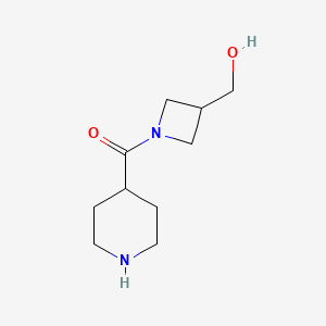 (3-(Hydroxymethyl)azetidin-1-yl)(piperidin-4-yl)methanone