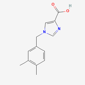 B1474809 1-(3,4-dimethylbenzyl)-1H-imidazole-4-carboxylic acid CAS No. 1970885-87-0