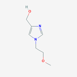 molecular formula C7H12N2O2 B1474810 (1-(2-methoxyethyl)-1H-imidazol-4-yl)methanol CAS No. 1693960-15-4