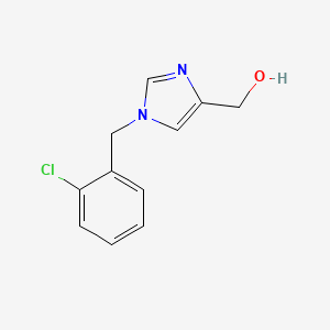 molecular formula C11H11ClN2O B1474811 (1-(2-氯苄基)-1H-咪唑-4-基)甲醇 CAS No. 1695127-72-0