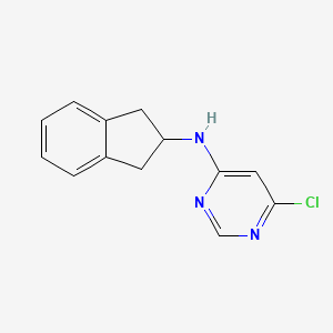 6-chloro-N-(2,3-dihydro-1H-inden-2-yl)pyrimidin-4-amine