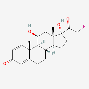 (11beta)-21-Fluoro-11,17-dihydroxypregna-1,4-diene-3,20-dione