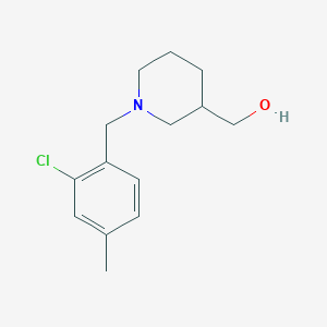 (1-(2-Chloro-4-methylbenzyl)piperidin-3-yl)methanol