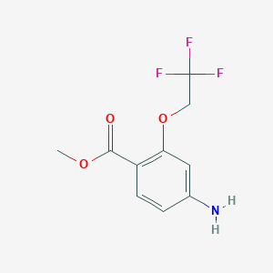 4-Amino-2-(2,2,2-trifluoroethoxy)-benzoic acid methyl ester