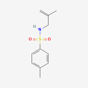 molecular formula C11H15NO2S B14748295 Benzenesulfonamide, 4-methyl-N-(2-methyl-2-propenyl)- CAS No. 1206-41-3