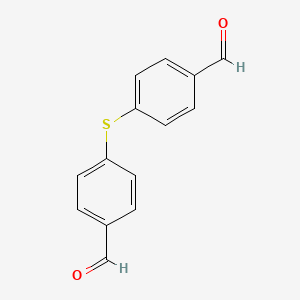 molecular formula C14H10O2S B14748302 4,4'-Sulfanediyldibenzaldehyde CAS No. 1216-03-1