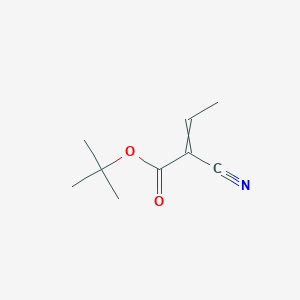 Tert-butyl 2-cyanobut-2-enoate