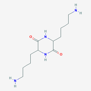 3,6-Bis(4-aminobutyl)piperazine-2,5-dione