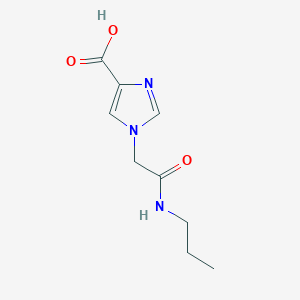 1-(2-oxo-2-(propylamino)ethyl)-1H-imidazole-4-carboxylic acid