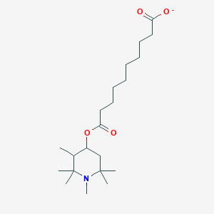 10-(1,2,2,3,6,6-Hexamethylpiperidin-4-yl)oxy-10-oxidanylidene-decanoate