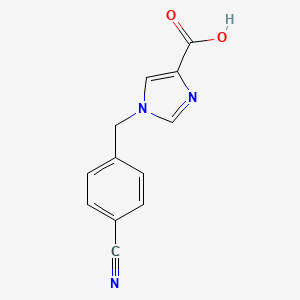 1-(4-cyanobenzyl)-1H-imidazole-4-carboxylic acid