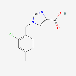 1-(2-chloro-4-methylbenzyl)-1H-imidazole-4-carboxylic acid