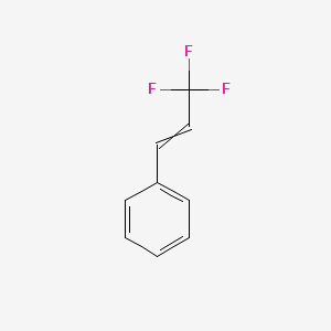 molecular formula C9H7F3 B14748457 Trifluoromethylstyrene CAS No. 705-89-5