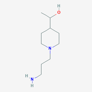 1-(1-(3-Aminopropyl)piperidin-4-yl)ethan-1-ol