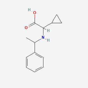 Cyclopropyl-(1-phenyl-ethylamino)-acetic acid