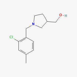 (1-(2-Chloro-4-methylbenzyl)pyrrolidin-3-yl)methanol