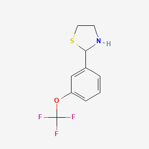 2-(3-(Trifluoromethoxy)phenyl)thiazolidine