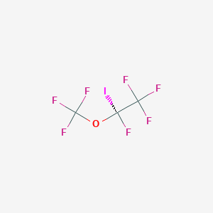 (2S)-1,1,1,2-tetrafluoro-2-iodo-2-(trifluoromethoxy)ethane